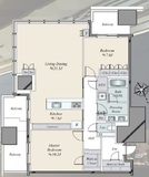 麻布台ヒルズレジデンスB 9階 間取り図