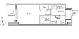 レジディア蒲田2 1302 間取り図