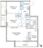 フィカーサ横浜 206 間取り図