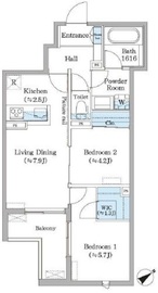 フィカーサ横浜 203 間取り図
