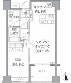 エーデル練馬 806 間取り図