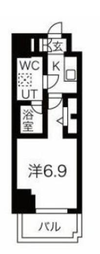 スパシエ東神奈川 2階 間取り図