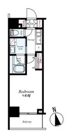 ジーベック両国 6階 間取り図
