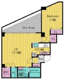 レジデンス広尾 001 間取り図
