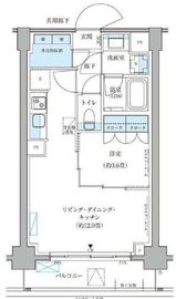 パークアクシス文京本郷 102 間取り図