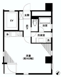 日本橋Tビル 1101 間取り図