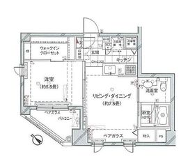 アルカーデン文京六義園 8階 間取り図