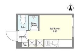 ガーデンレジデンス恵比寿 208 間取り図