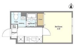 ガーデンレジデンス恵比寿 204 間取り図