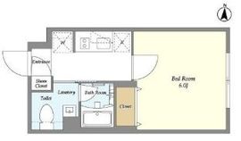 ガーデンレジデンス恵比寿 205 間取り図