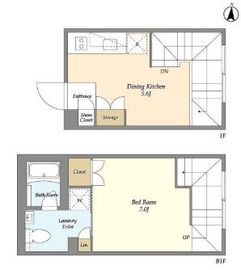 ガーデンレジデンス恵比寿 107 間取り図