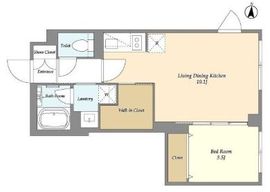 ガーデンレジデンス恵比寿 203 間取り図