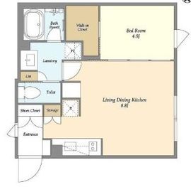 ガーデンレジデンス恵比寿 209 間取り図