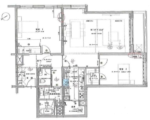 表参道シティハウス 3階 間取り図