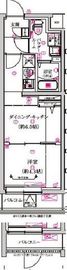 レガリス武蔵小山 102 間取り図