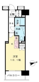 メゾンカルム代々木公園 202 間取り図