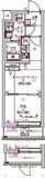 レガリス武蔵小山 205 間取り図