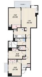 インプルーブ西早稲田 102 間取り図