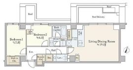 リジェ代々木上原テラス 3階 間取り図