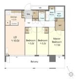 スカイズタワー＆ガーデン 40階 間取り図
