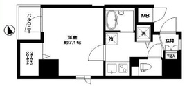 シティスパイア新富町 204 間取り図