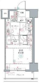 クレヴィスタ横浜関内Ⅱ 1113 間取り図