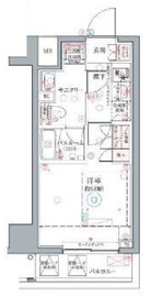 クレヴィスタ横浜関内Ⅱ 1107 間取り図