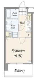 コンシェリアR 横濱桜木町 1005 間取り図