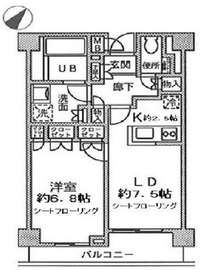 ファインステージ新横浜 4階 間取り図