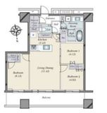 WORLD TOWER RESIDENCE 34階 間取り図