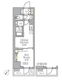 プライムガーデン大森 802 間取り図