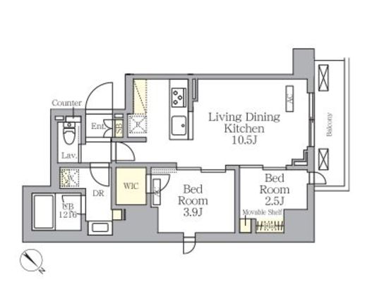 プライムガーデン大森 903 間取り図