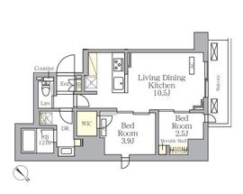 プライムガーデン大森 903 間取り図