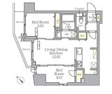 プライムガーデン大森 406 間取り図