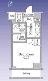 ガーラ・クレスタ横濱関内 9階 間取り図