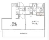 ミリアレジデンス駒込 408 間取り図