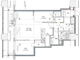 富久クロスコンフォートタワー(Tomihisa Cross)  38階 間取り図