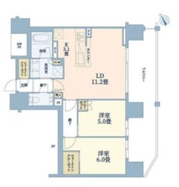 ザ・パークハウス愛宕虎ノ門 4階 間取り図
