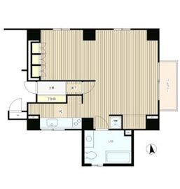 イデールームズ上原 803 間取り図