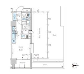 パークアクシス池田山 623 間取り図