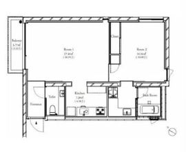 ヴィークハウス広尾 3階 間取り図