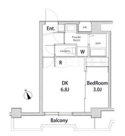 SOCIETY OPUS－ONE・TWO (ソサエティオーパスワン・ツー) 205 間取り図