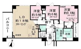 ザ・パークハウス千代田六番町 8階 間取り図