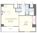 TSレジデンス東陽町 601 間取り図