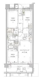 グランリビオ浜田山 2階 間取り図