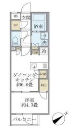 コンポジット早稲田鶴巻町 202 間取り図