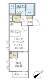 コンポジット早稲田鶴巻町 502 間取り図
