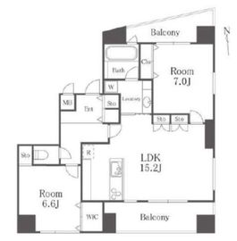 文の杜テラス 501 間取り図