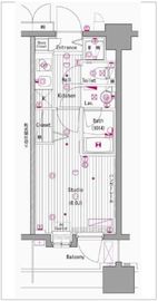 グランド・ガーラ横濱元町 3階 間取り図