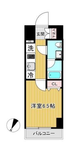 SHOKEN Residence横浜関内 2階 間取り図